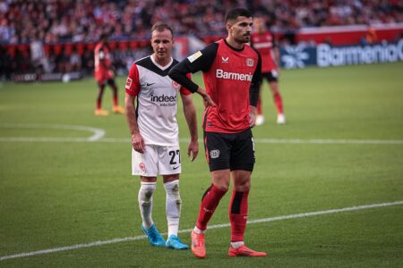 Mögliche Aufstellungen Eintracht Frankfurt gegen Bayer Leverkusen Martin Terrier Bayer Leverkusen