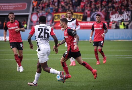 Eintracht Frankfurt gegen Bayer 04 Leverkusen