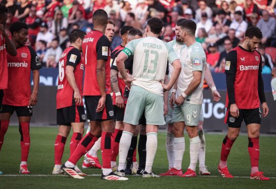 Bremen in Leverkusen