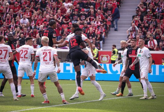 FC Augsburg gegen Leverkusen