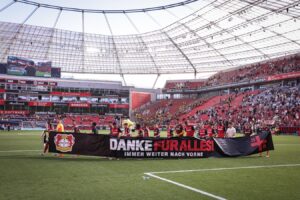 Danke sagt Bayer Leverkusen