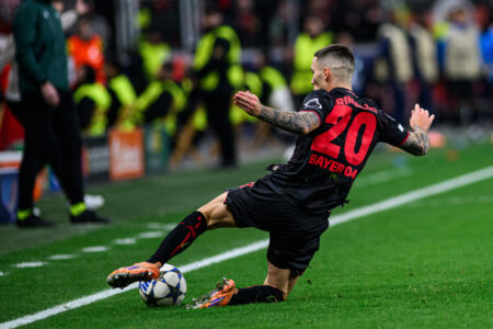 Wechselt Alejandro Grimaldo zu Atlético Madrid? Grimaldo - Leverkusen