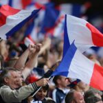 Frankreich Fans Fußball