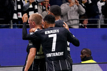 DFB-Pokal: Frankfurt, Stuttgart und Kaiserslautern weiter Kristensen und Knauff von Eintracht Frankfurt